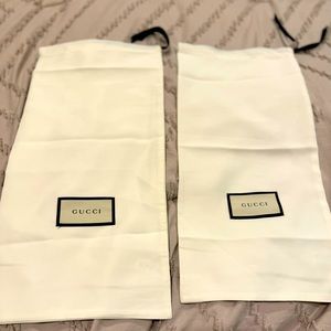 Gucci shoes dust bag